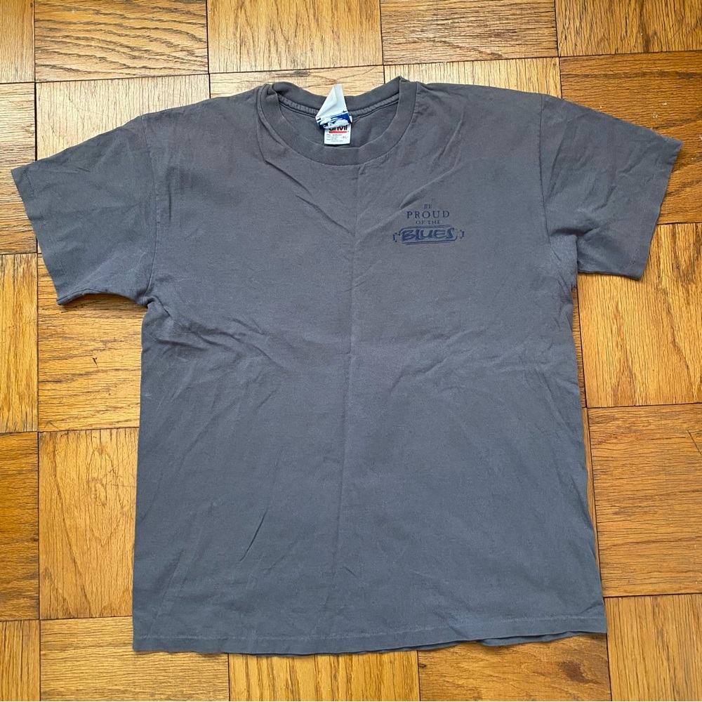 Bluesville "Be Proud of the Blues" Grey T-shirt (Size XL)